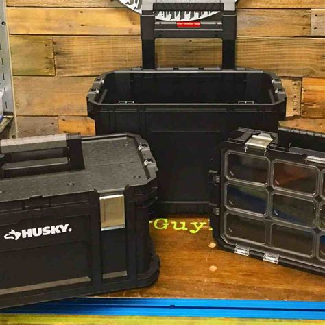 husky stackable storage tool box